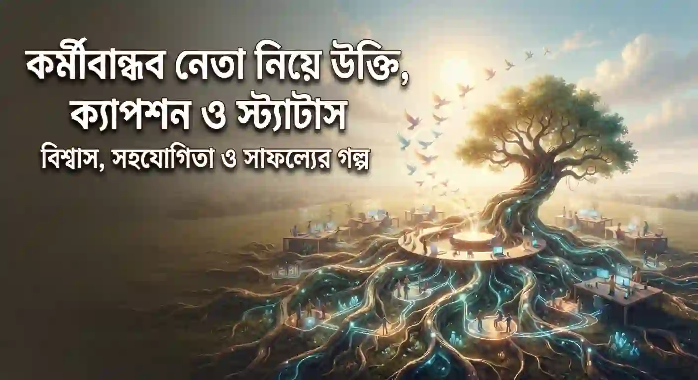 কর্মীবান্ধব জীবন নিয়ে উক্তি, ক্যাপশন ও স্ট্যাটাস