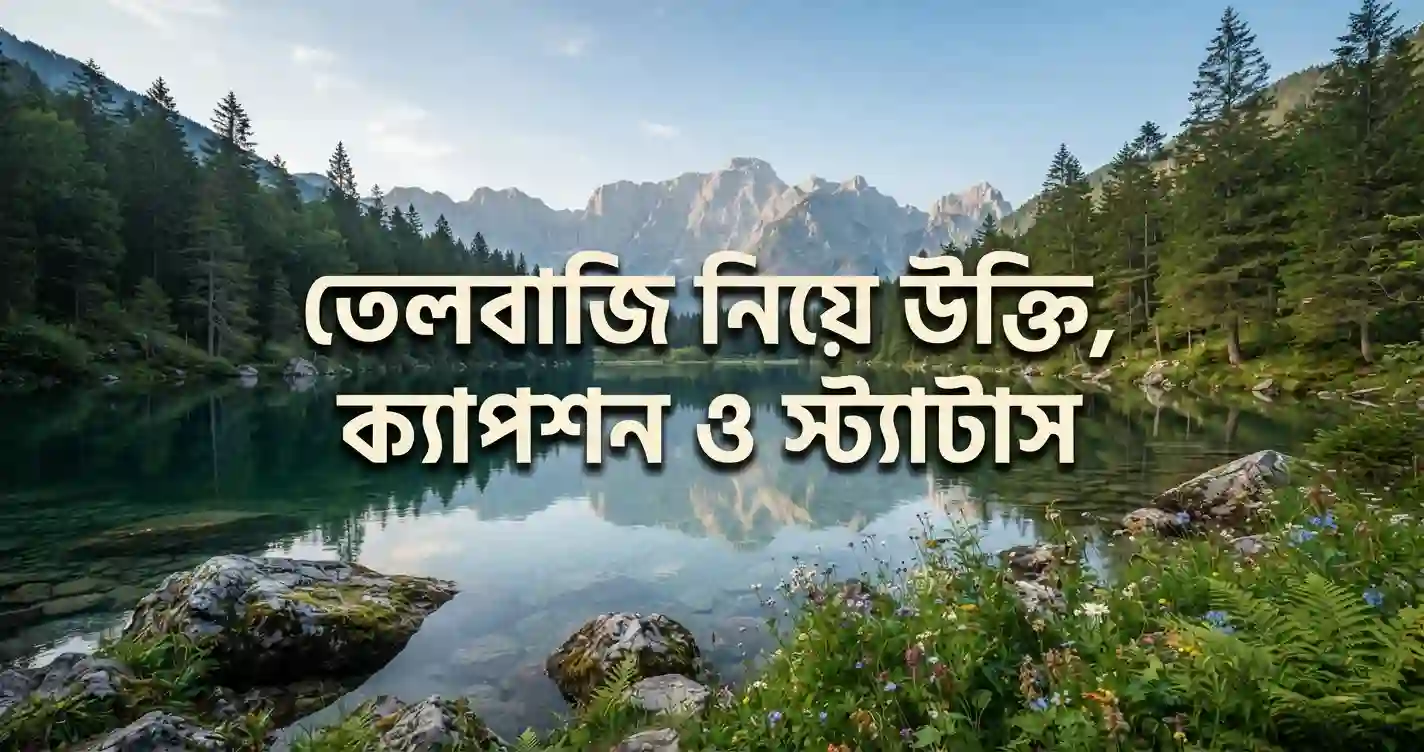তেলবাজি নিয়ে উক্তি, ক্যাপশন ও স্ট্যাটাস