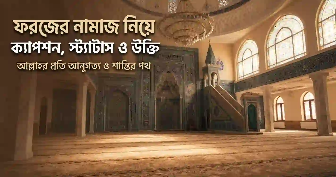 ফজরের নামাজ নিয়ে ক্যাপশন, স্ট্যাটাস ও উক্তি