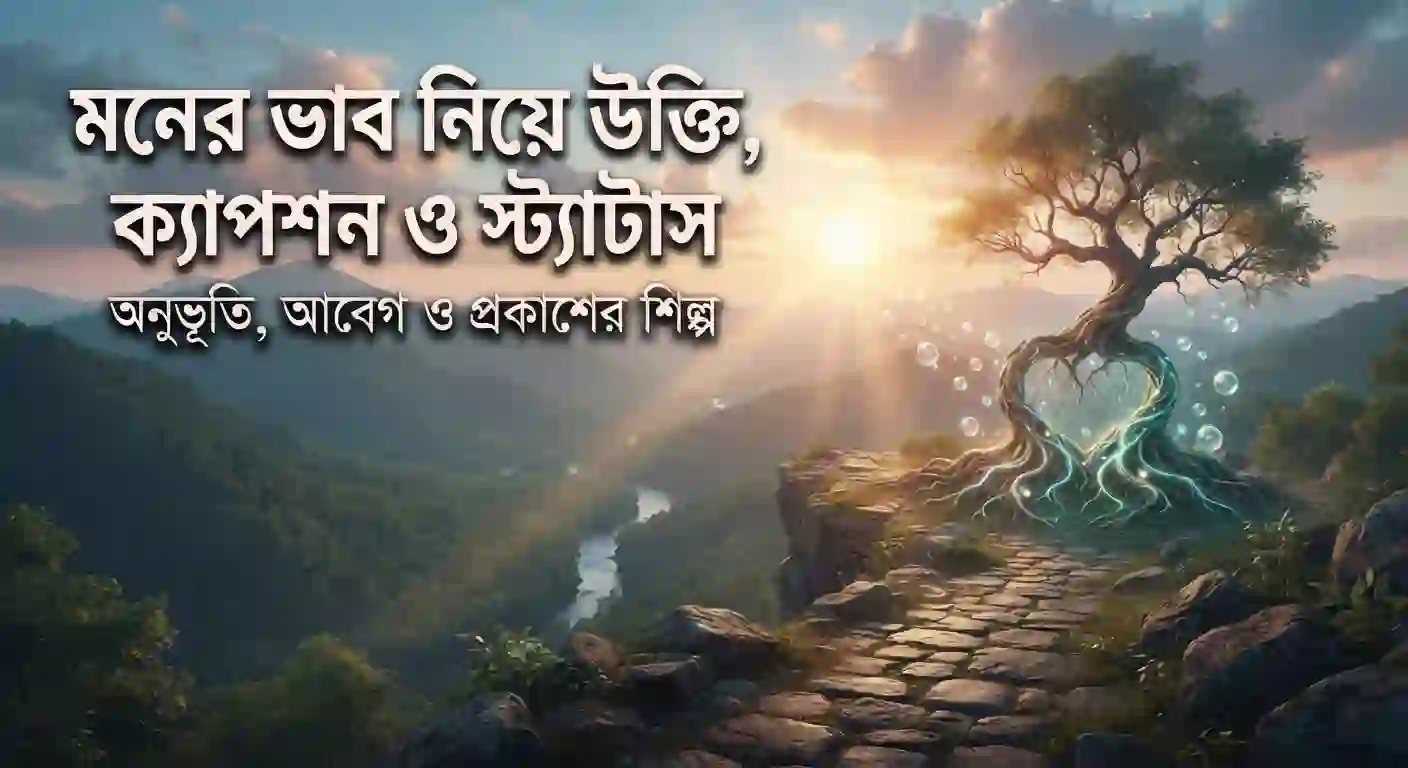 মনের ভাব নিয়ে উক্তি, ক্যাপশন ও স্ট্যাটাস